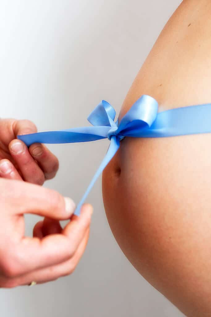 Schwangerschaft - Fotoshooting Foto Bauch